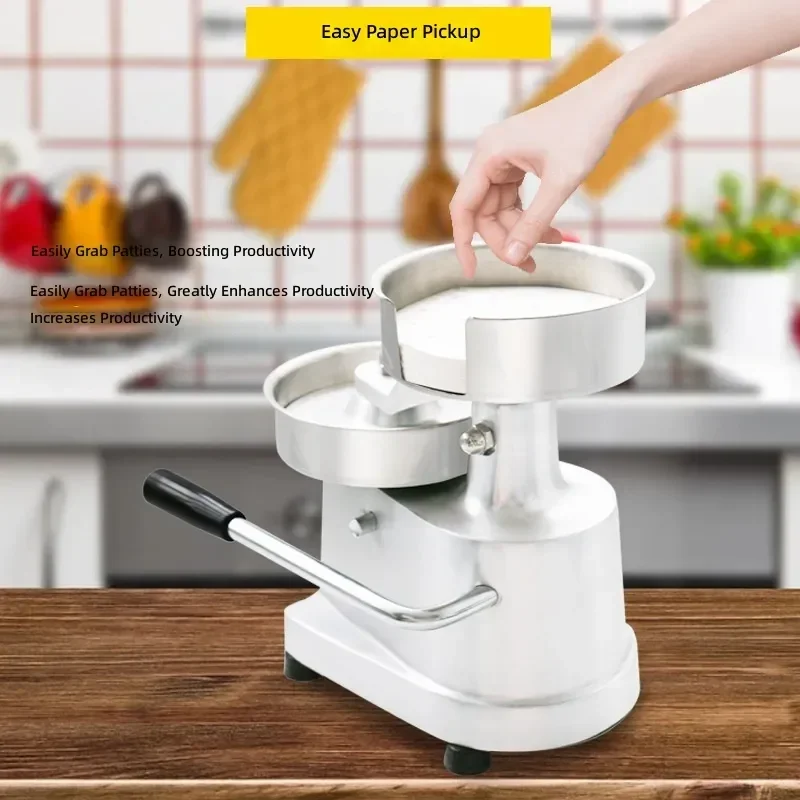for  Commercial Manual Hamburger Press 100 130 150mm Beef Chicken Meat Patty Maker Round Burger Molding Machine