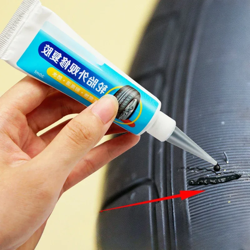 Tire Repair Black Glue Liquid Strong Rubber Car Instant Strong Tools Wear-resistant Instant Bond Repair Non-corrosive Adhesive