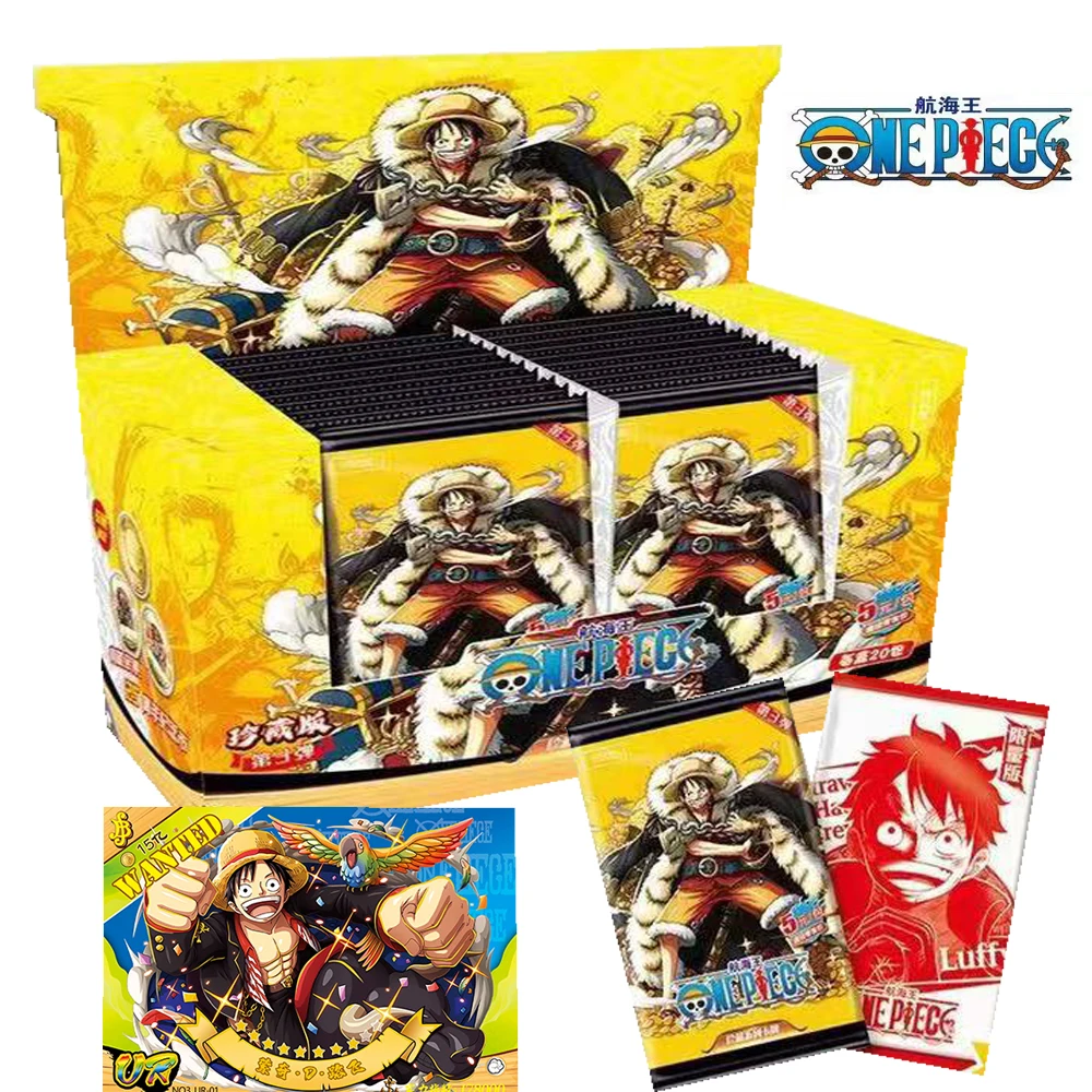 

Wholesale One Piece Cards Collection for Children Limited Innovative Unique Gold Silver Edition JR Cards Hobbies Festival Gifts
