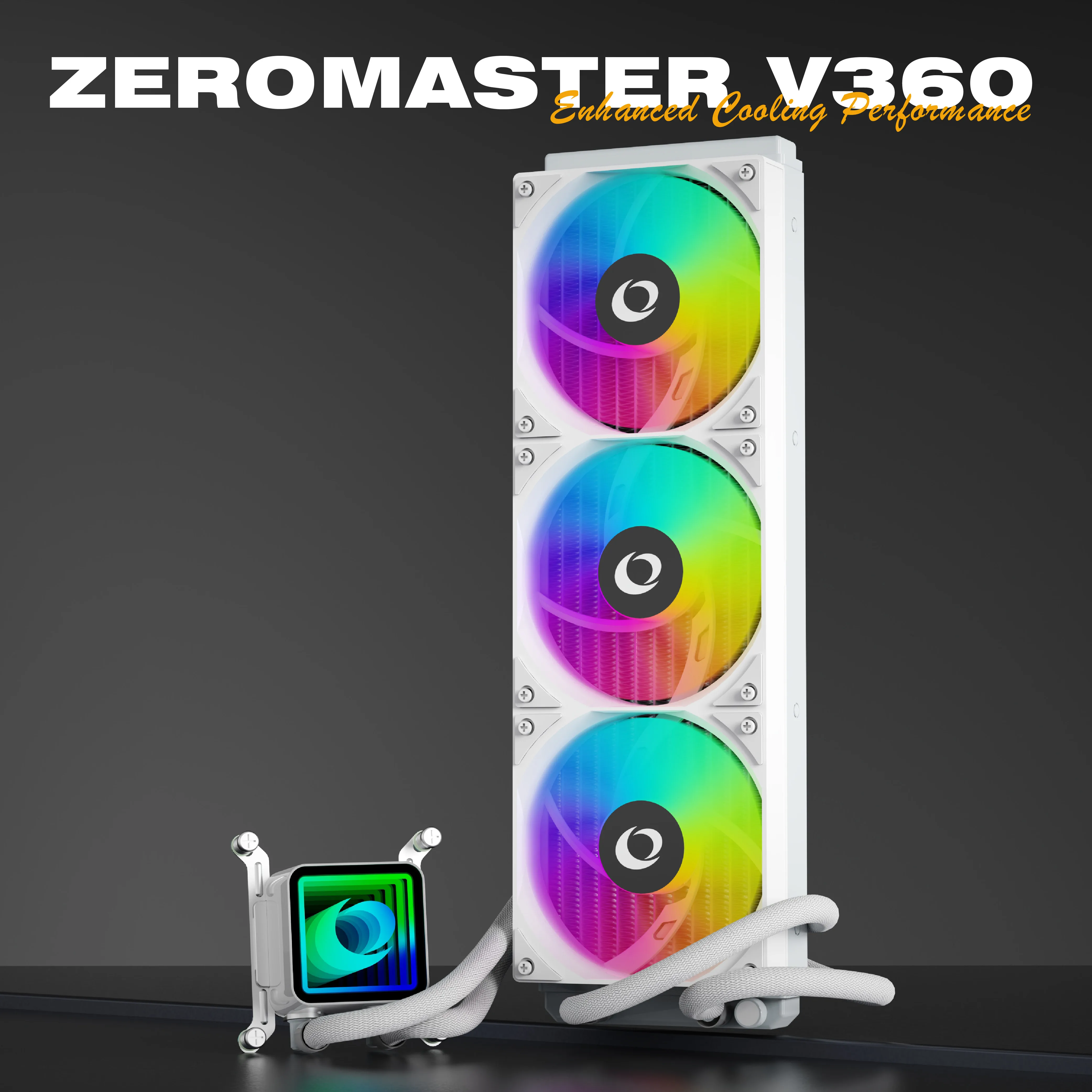 

Water Cooling CPU Cooler 360mm ARGB Fan Liquid Heatsink Integrated Radiator For LGA 1700/115X/2011/2066/AM3+/AM4/AMD