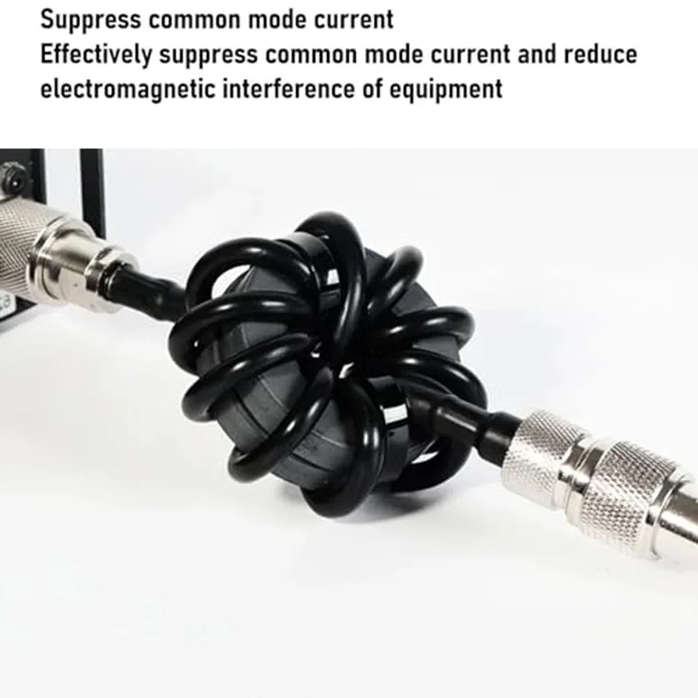 1pc HF Shortwave Choke Balun 1：1 Nickel Zinc Ferrite Core 1.8-50MHz High Power FT8 For 1.8-50MHz Shortwave Communications