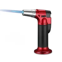Portable Blowtorch Metal Flame BBQ Heating Ignition Grill Kitchen Blowtorch Adjustable Cooking Torch Lighter Burner Flame