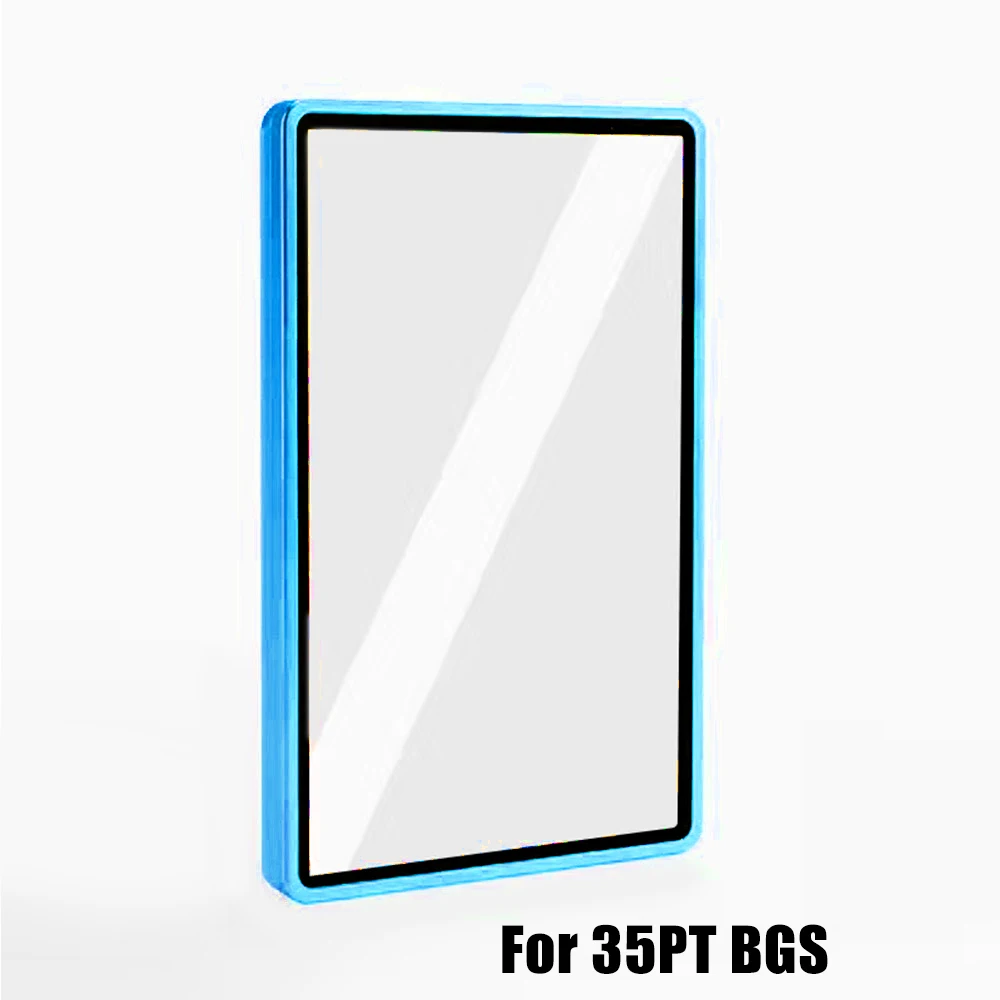35-130PT Mehrfarbige Aluminiumlegierung Schutzhülle für PSA CGC BGS Graded Card Slabs, gehärtetes Glas Sammelkartenhalter