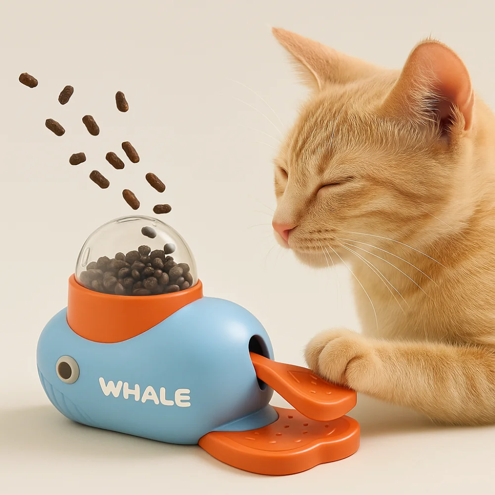 

Automatic Feeding Dog Puzzle Feeder Cartoon Design Anti-slip Pet Snack Feeder Slow Feeder Interactive