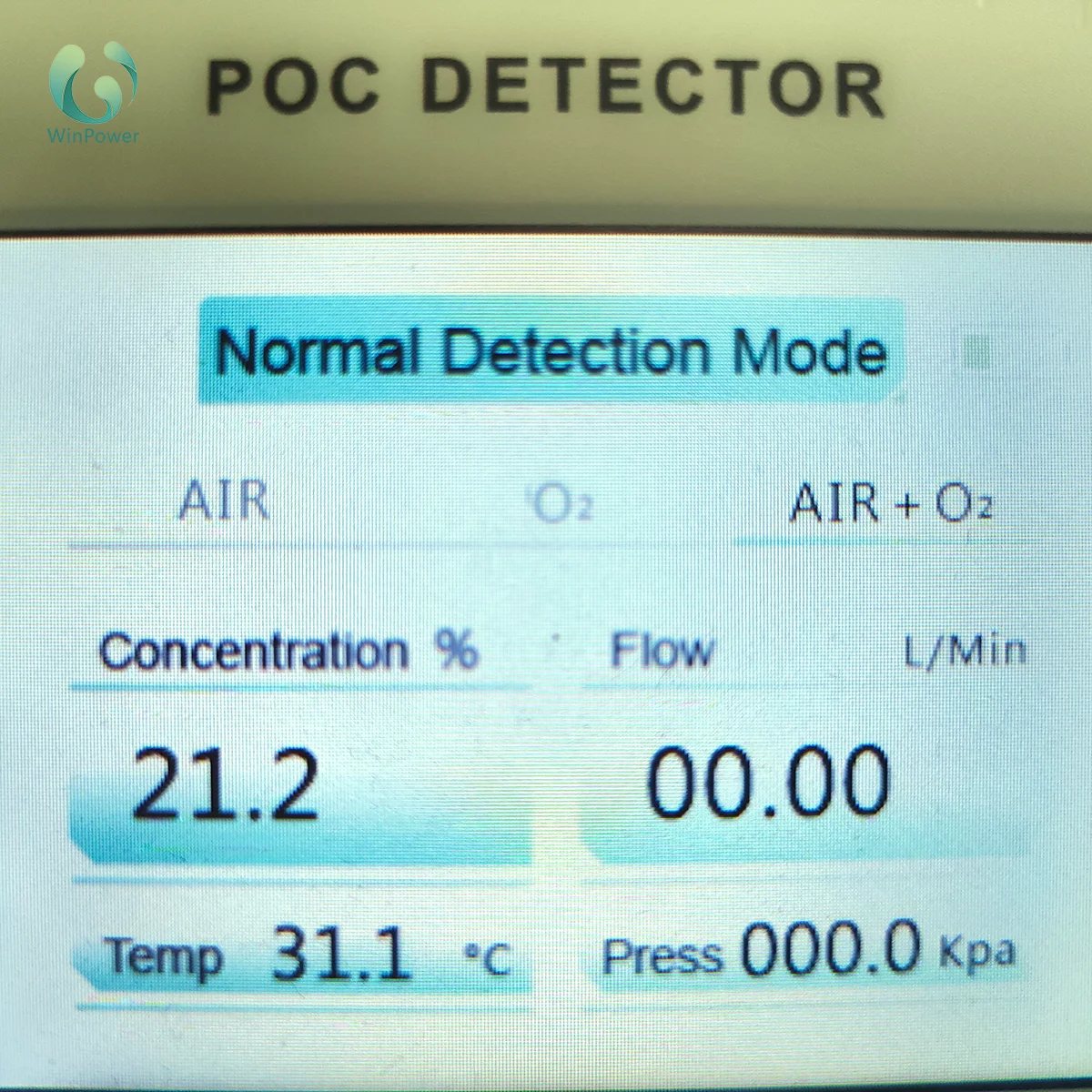 RP-A01 Pulsed ultrasonic oxygen analyzer for portable oxygen concentrators O2 Test system Detect oxygen purity,flow,and pressure