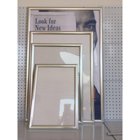 Aluminum alloy advertising frame poster frame, front open design for changing content more conveniently and quickly