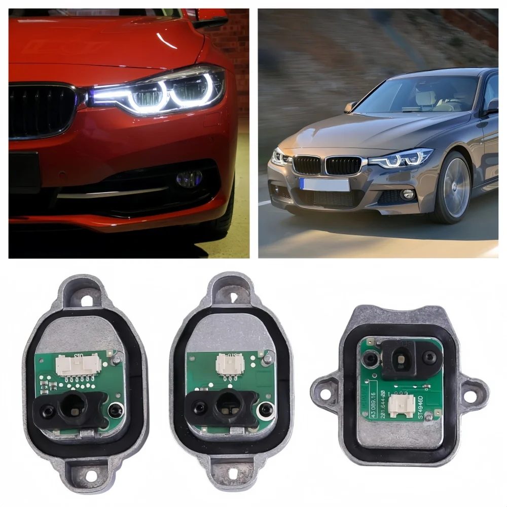 

White Angel Eyes Daylight DRL Module For BMW 3 Series F30 F31 F35 LCI 16-18 Car LED Headlight Daytime Running Lights 63117419615
