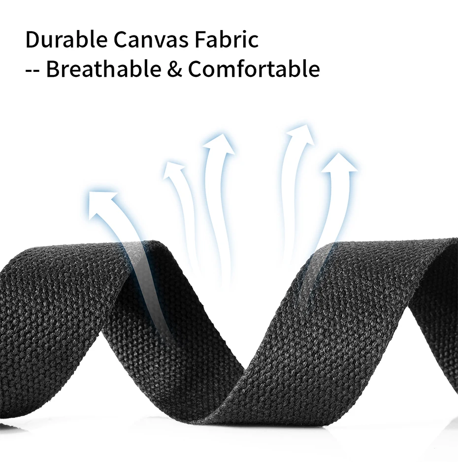 Maikun 2PCS Männer Gürtel Doppel Ring Schnalle Bund Casual Leinwand Gürtel Gürtel Für Männer – Detail 4
