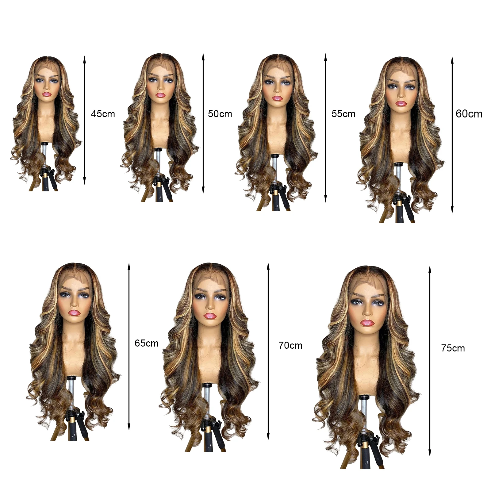 Renda tubuh gelombang 13x6 Hd 13x4 Wig sintetis renda depan 30 40 inci Wig Frontal renda pra pencabutan UNTUK WANITA basah dan bergelombang