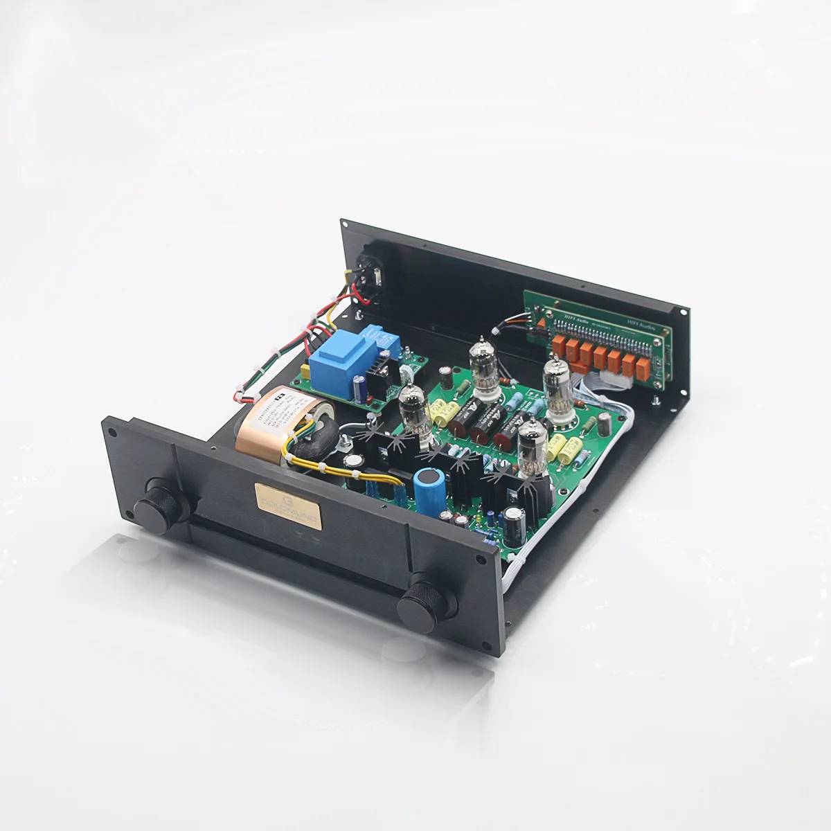 Preamplificador de Control remoto de tubo 12AU7/ECC82 actualizado, circuito de preamplificador de referencia HiFi Cary SLP-90