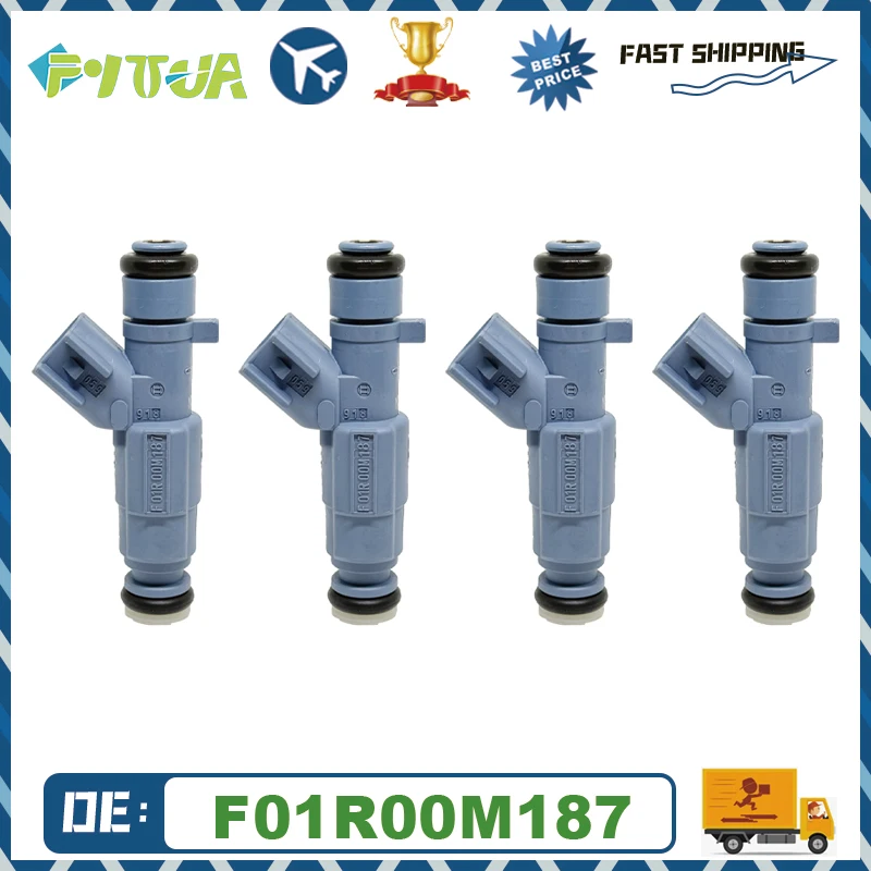 

4pcs High Performance nozzle Fuel injector F01R00M187 for SWM G01 G05 X2 X3 X7 fuel distribution pipe assembly