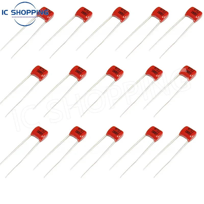 100PCS CBB22 100V 473J 473 47NF 100V473J Metallized Film Capacitor Polyester Film Capacitor P=5MM