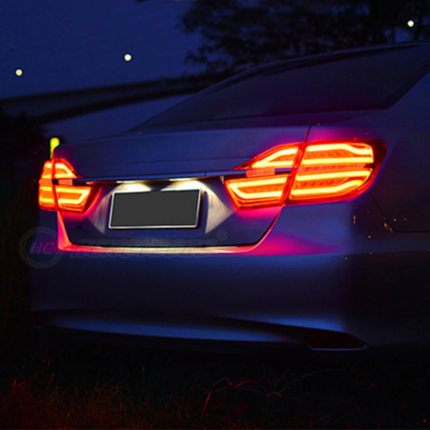 HCMOTIONZ Factory High Quality Car Back Lamps Assembly DRL 2015-2017 LED Tail Lights For Toyota Camry