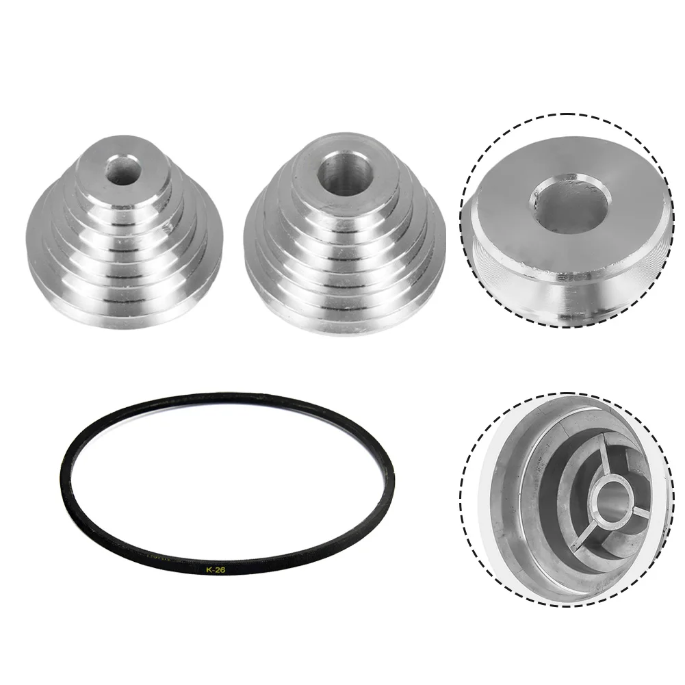 14mm Holes Outer Diameter 37-47-58-67-81mm V Type Belt Set Aperture 22mm V-belt K26 Aperture 14mm High Quality Aluminum