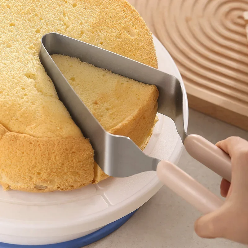 Nice Stainless Steel Cake Slicer Cutter Tongs Cake Server Desserts Pastry Bread Pizza Devider Slicer Metal Pie Knife Cake Lifter