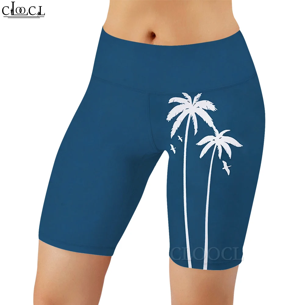 

CLOOCL Fashion Women Legging Minimalist Coconut Tree Pattern 3D Printed Shorts for Female Gym Workout Jogging Fitness Leggings