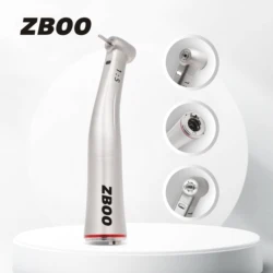 1:5 Push Button Low Speed Fiber Optic Contra Angle Handpiece Dental Equipment With Red Ring X95L