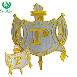 Two Sizes Philo Crest 1943 Embroidered SGRho Soror Sigma Gamma Rho Sorority Iron on Patch for Hoodie and Jacket