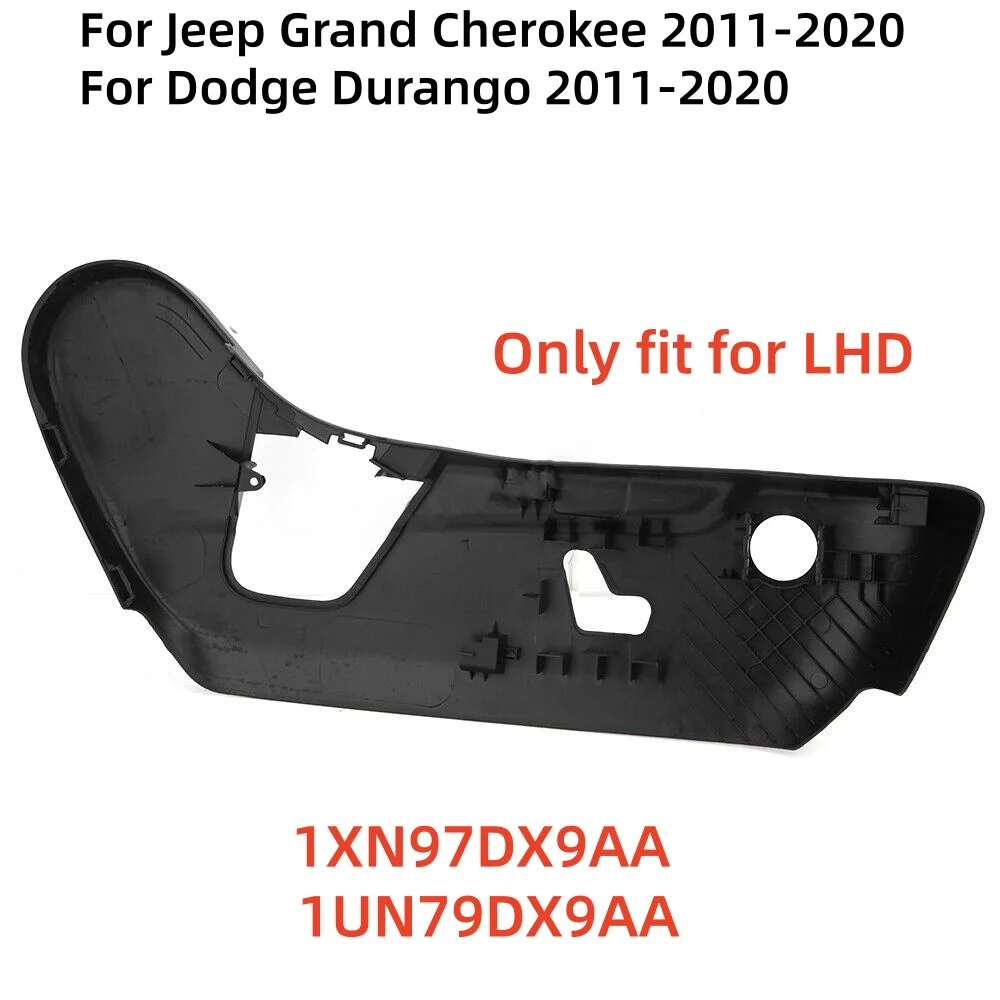 LHD Driver Front Left Seat Trim Panel For Jeep Grand Cherokee For Dodge Durango 2011-2020 1XN97DX9AA 1UN79DX9AA Seat Track Cover