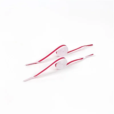 1 paar Polyester Flache Weiße Schuhe Schnürsenkel Frauen Männer Bunte Leder Sport Casual Leinwand Schnürsenkel Saiten Dropship – Detail 9