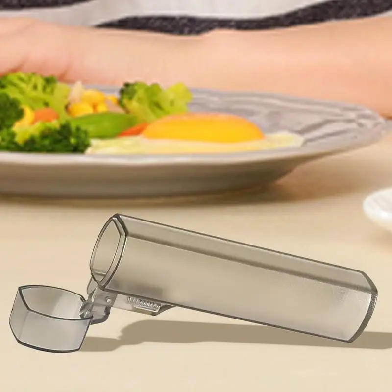 Porte-cure-dents de poche, distributeur léger, boîte de rangement, conteneur de cure-dents avec couvercle pour la cuisine extérieure