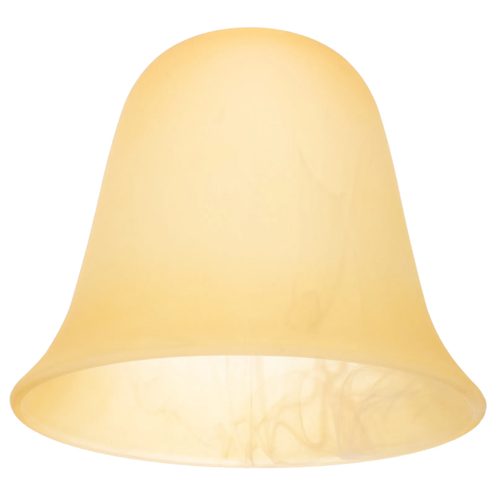 Glass Bell Lamp Shade Yellow Frosted 5.91 Light Fixture Replacement Ceiling Fan Chandelier Wall Sconce Bedside Light Cover