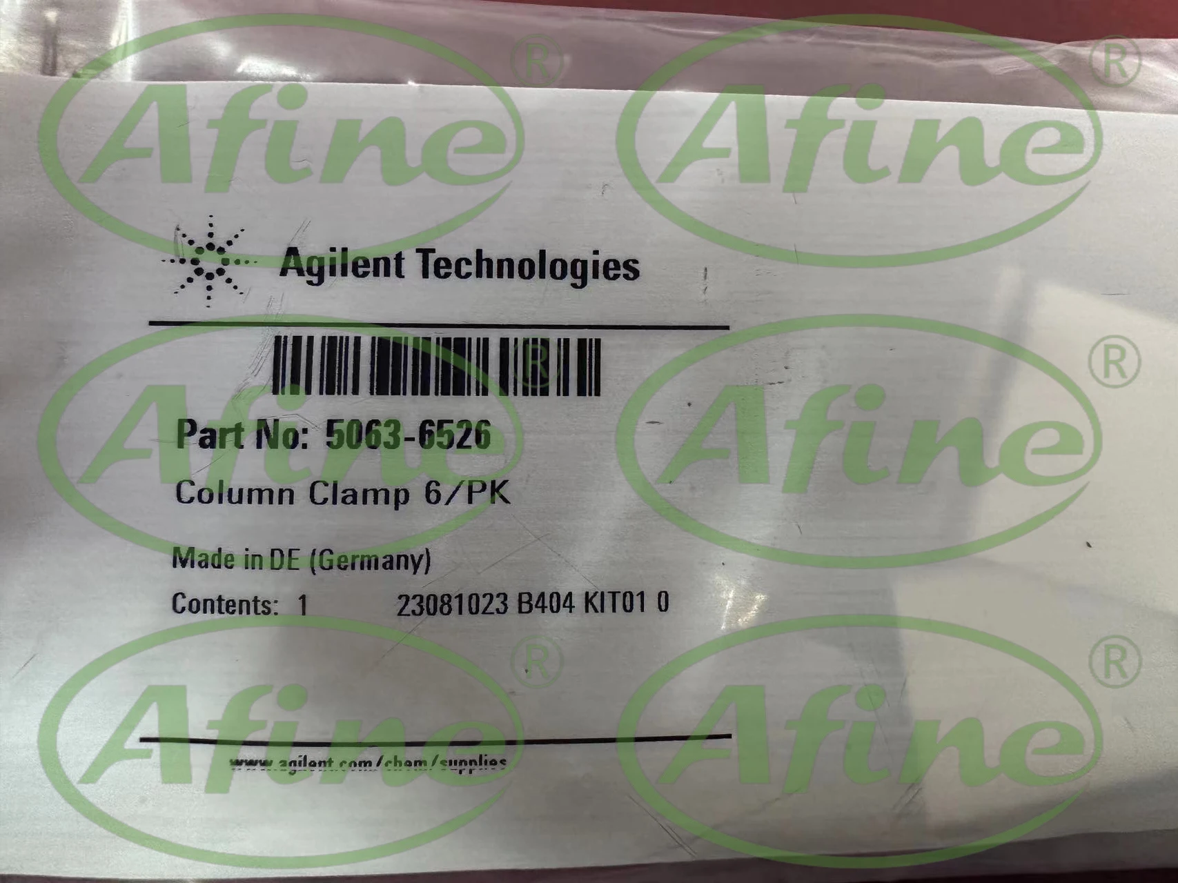 AFINE Agilent 5063-6526 kolom penjepit, kompatibel dengan 1260 Infinity Thermostatted kolom kompartemen, 6/pk