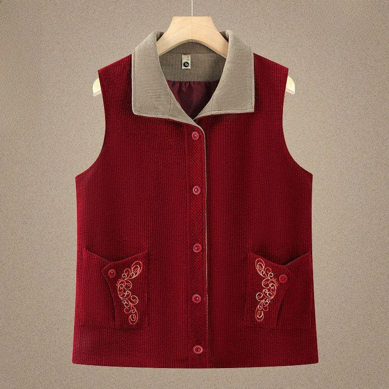 

ly Women's Spring Outerwear Vest andmother's Faionable Long-ket Open-Cardigan Sle ably-Designed Jaet