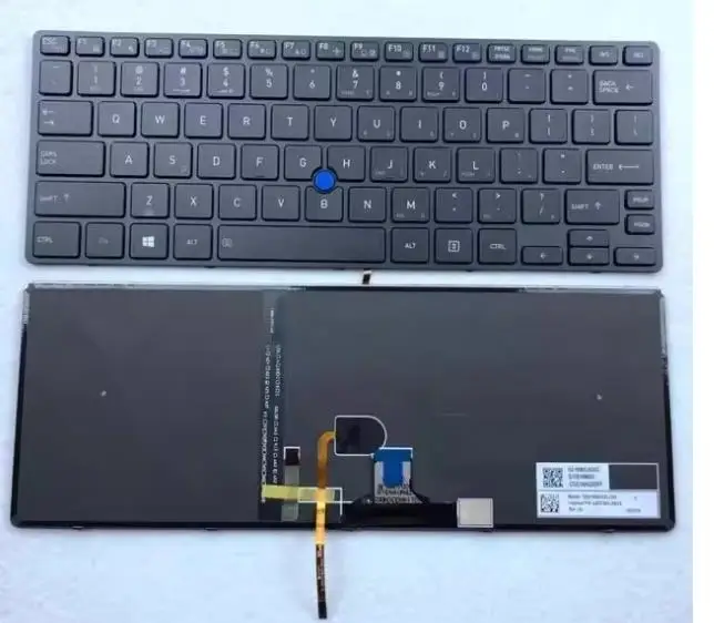 For Toshiba Tecra X40-D/E Portege X30-D X30-E keyboard Backlight  US with Pointing Stick English