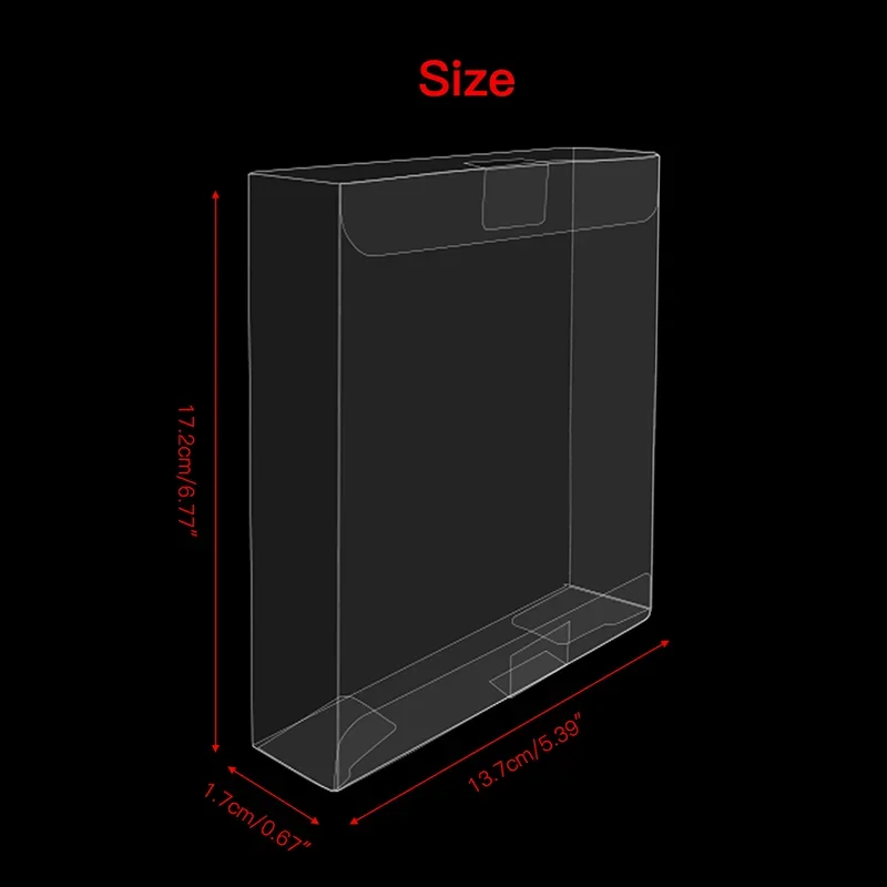 50pcs Clear Plastic Protection Box Display Case Cartridge Box Protector Sleeve PS3 PS4 PS5 Blu-ray XBOXONE Game