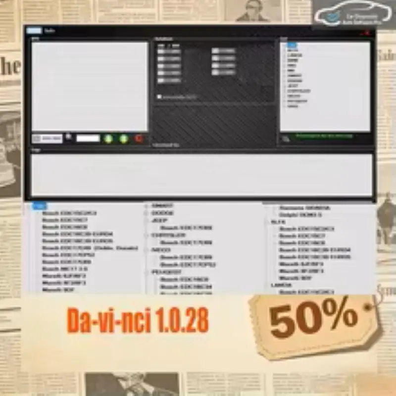 2026 Davinci 1.0.28/1.0.30 Software Win 7/10/11 Support KESS/KTAG Auto Repair Tool