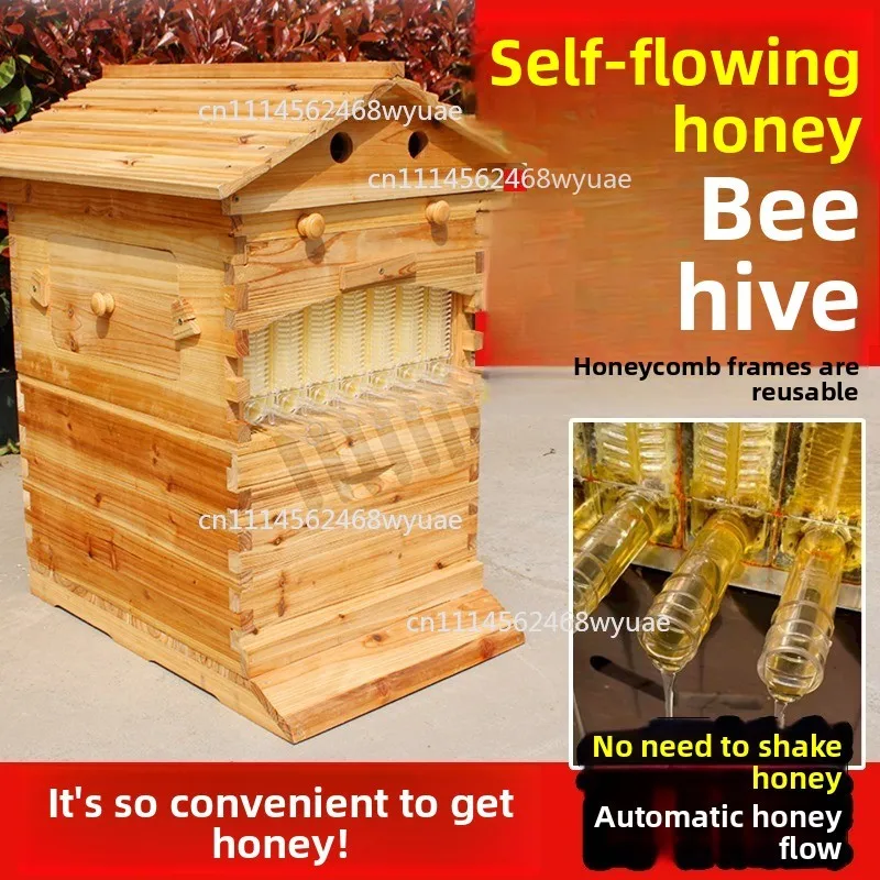 Flow Hive Full Set –Cedar Automatic Honey Harvesting Beekeeping Equipment with Bee Box