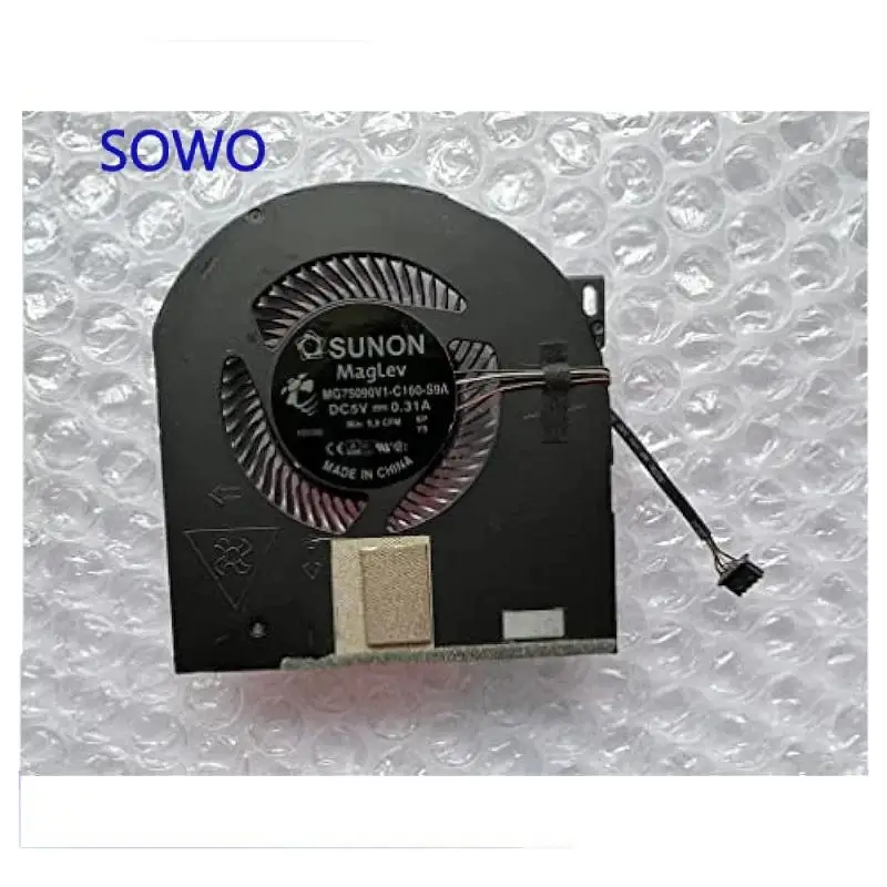 Вентилятор WYORESY WYORESY для процессора Dell Precision 7530, охлаждающий вентилятор, двойной вентилятор 0PR6WV PR6WV