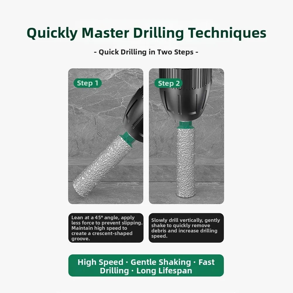 رأس طحن وتشذيب الحفر الجاف الفعال لتحسين المنزل، مجموعة أدوات أساسية بالإضافة إلى لمسة نهائية مصقولة دقيقة #2