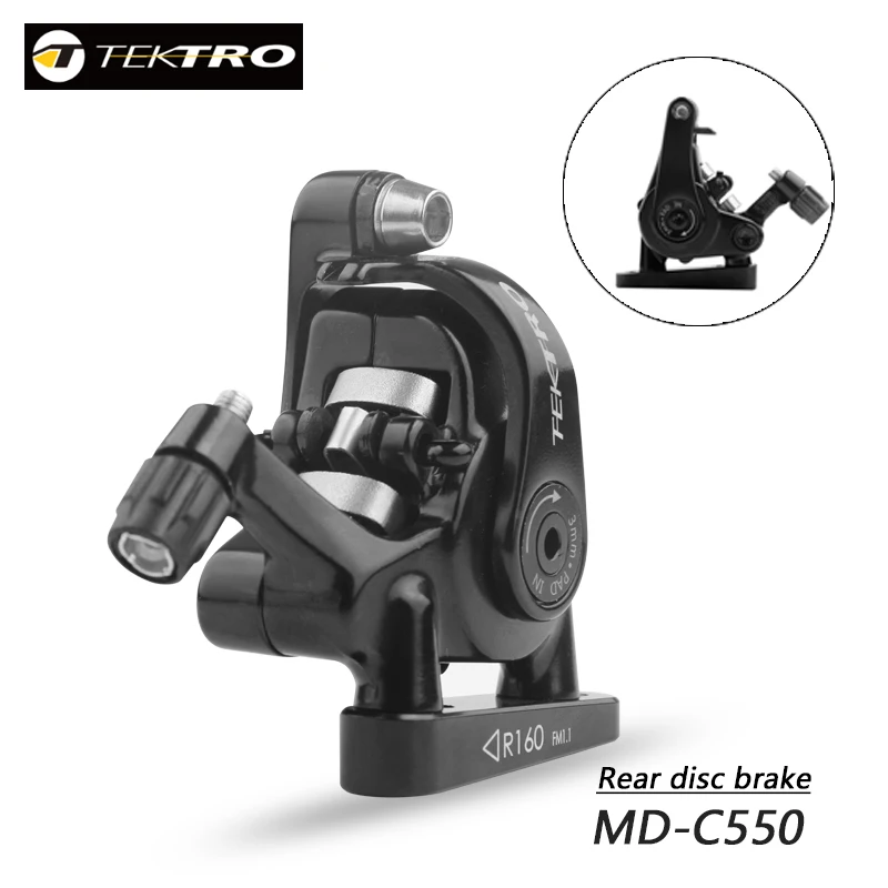 Tektro MD C550 Road Bike Disc Brake Double Piston Flat Mount Grave Bicycle Brakes Mechanical Disc Caliper Cycling Accessories