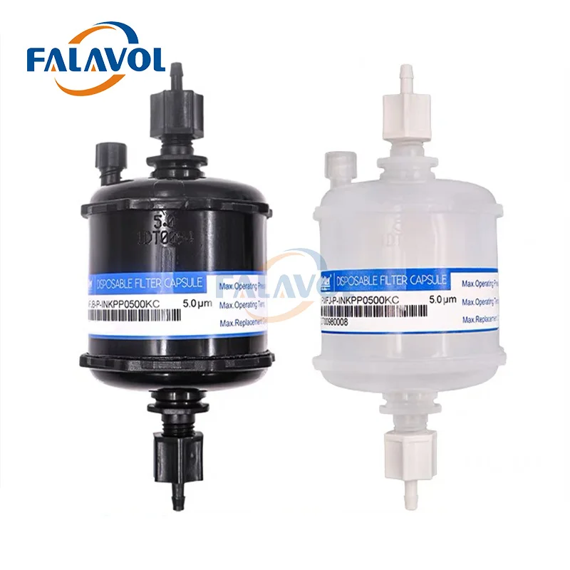 FALAVOL high quality  inkjet printer white big Ink filter for Liyu Myjet Gongzheng Thunderjet printer straight head