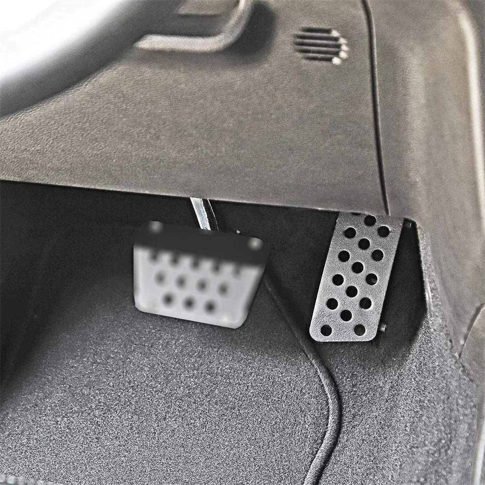 Accelerator Raised Pedals Foot Rest Iron Black Modification Replacement for Wrangler JK 2007 2008 2009 2010 2011 2012 2013-2017