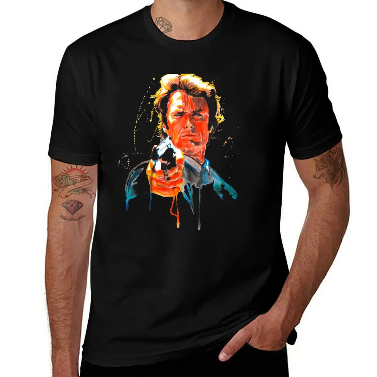 Eastwood -Dirty Harry, Feeling Lucky T-Shirt customs design your own oversized graphic tee clothing for men