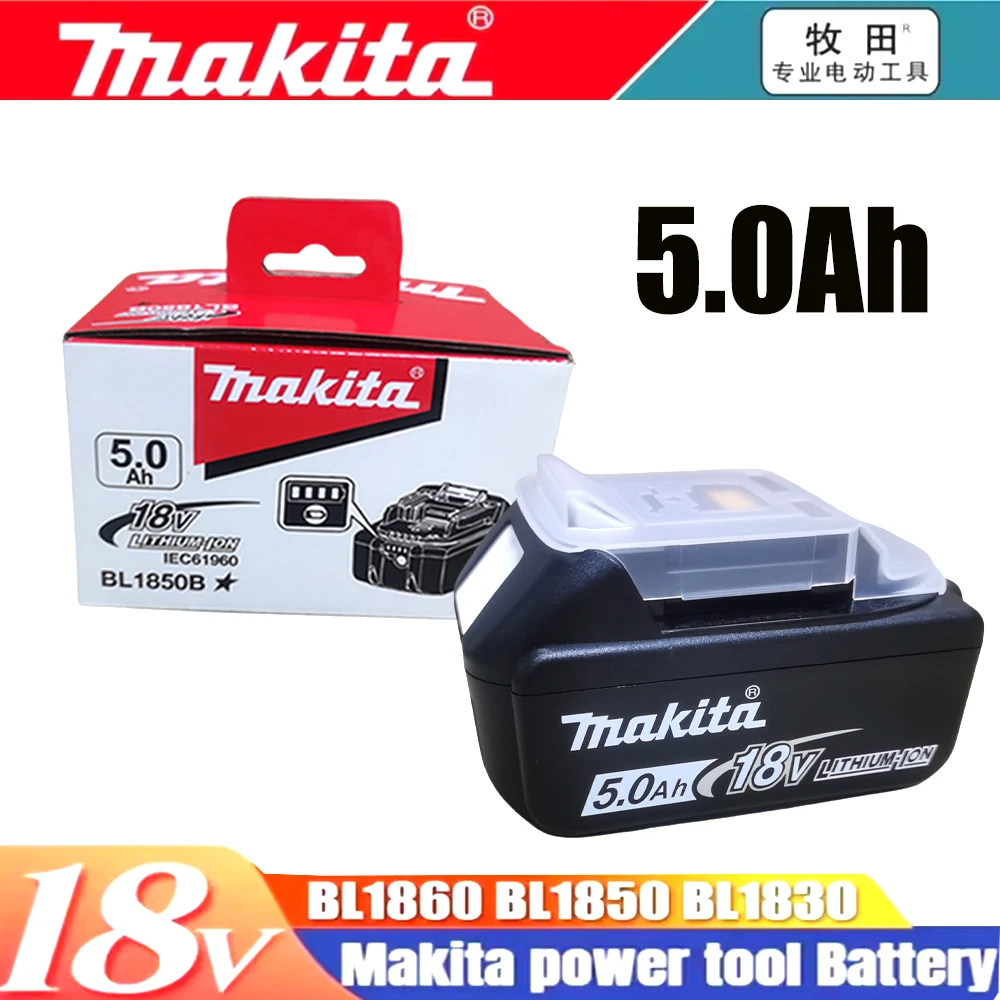 

Original Makita 18V 5/6/Ah battery, charger, fast charging, long battery life, Makita Tool BL1850 BL1840 BL1830 battery,
