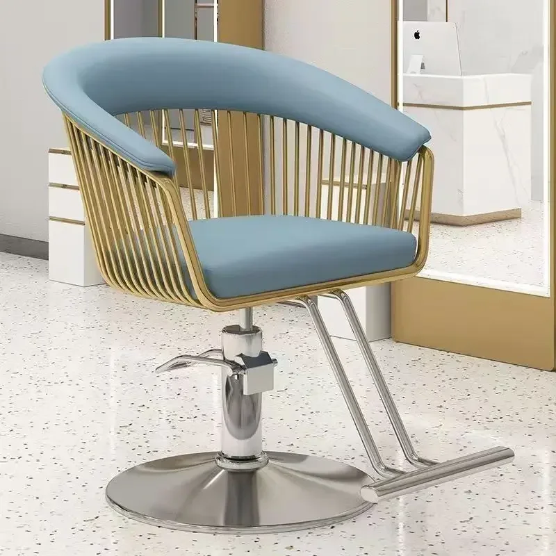 High-End Luxury Hair Cutting Chair for Salon Furniture Exclusive for Hair Salon for Hair Cutting Perming Dyeing in Modern Style