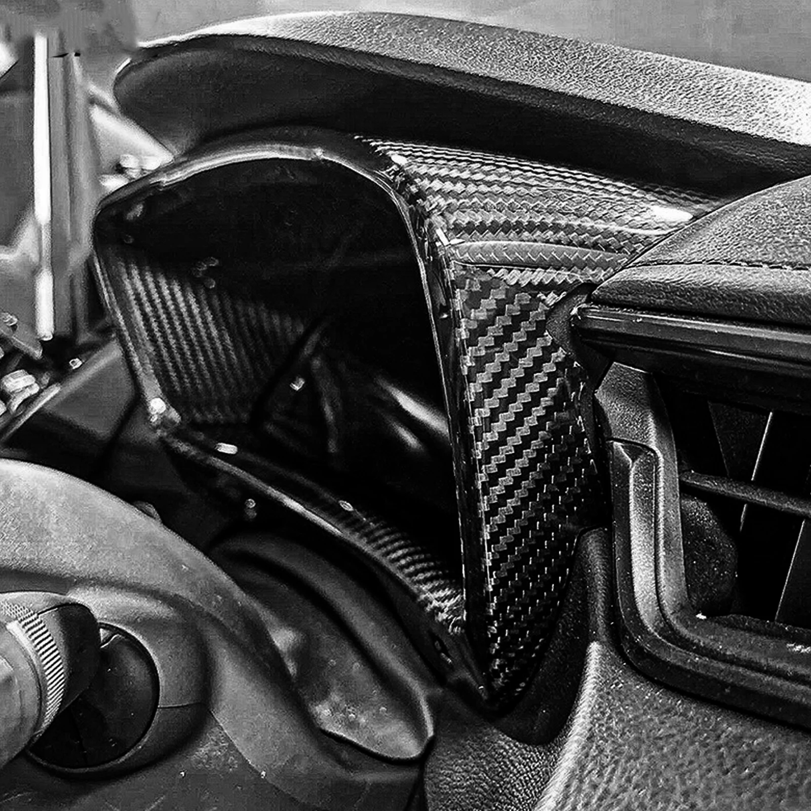 For Toyota Corolla GR 2023 2024 2025 Real Dry Carbon Fiber Dashboard Speedometer Surround Panel Car Accessories Modification