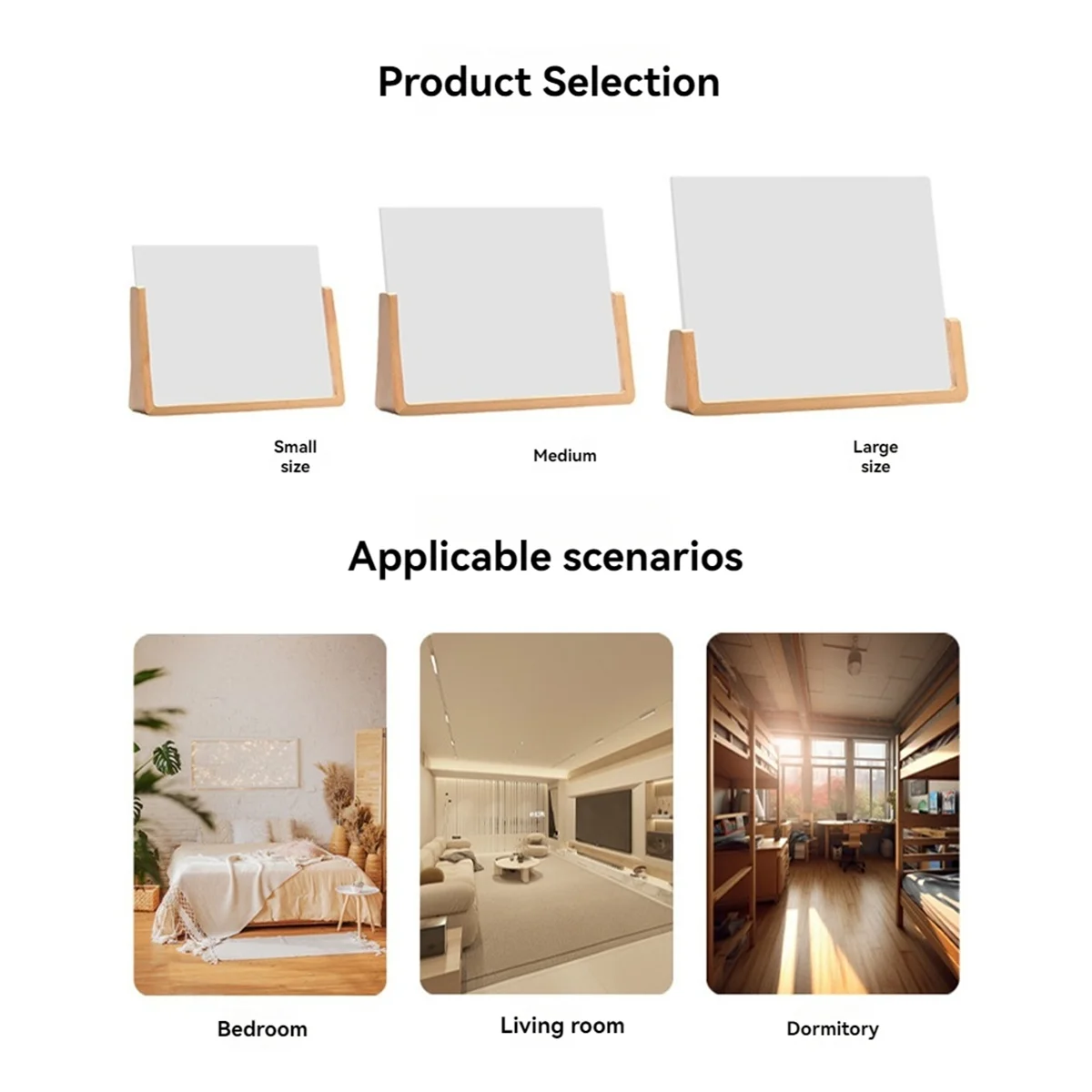 Sublimation Photo Frames Blanks Heat Transfer Picture Frames with Wood Base Photo Prints for Heat Press Printing S SQ