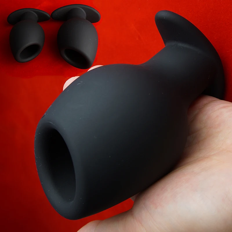 Chalice Shape Hollow Anal Plug,Silicone Tunnel But Butt Plugs,Stretch Anus Ass Buttplug,Prostate Analplug Butplug,Sex Toys