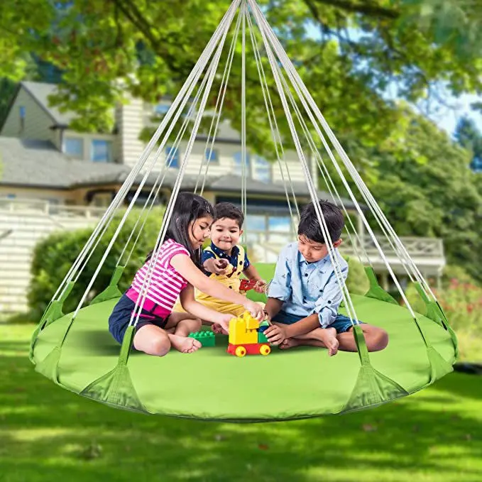 Outdoor Hanging Basket  Hanging Rope Courtyard Garden Hanging Chair Swing Double Multi Person Sofa Tent S,L