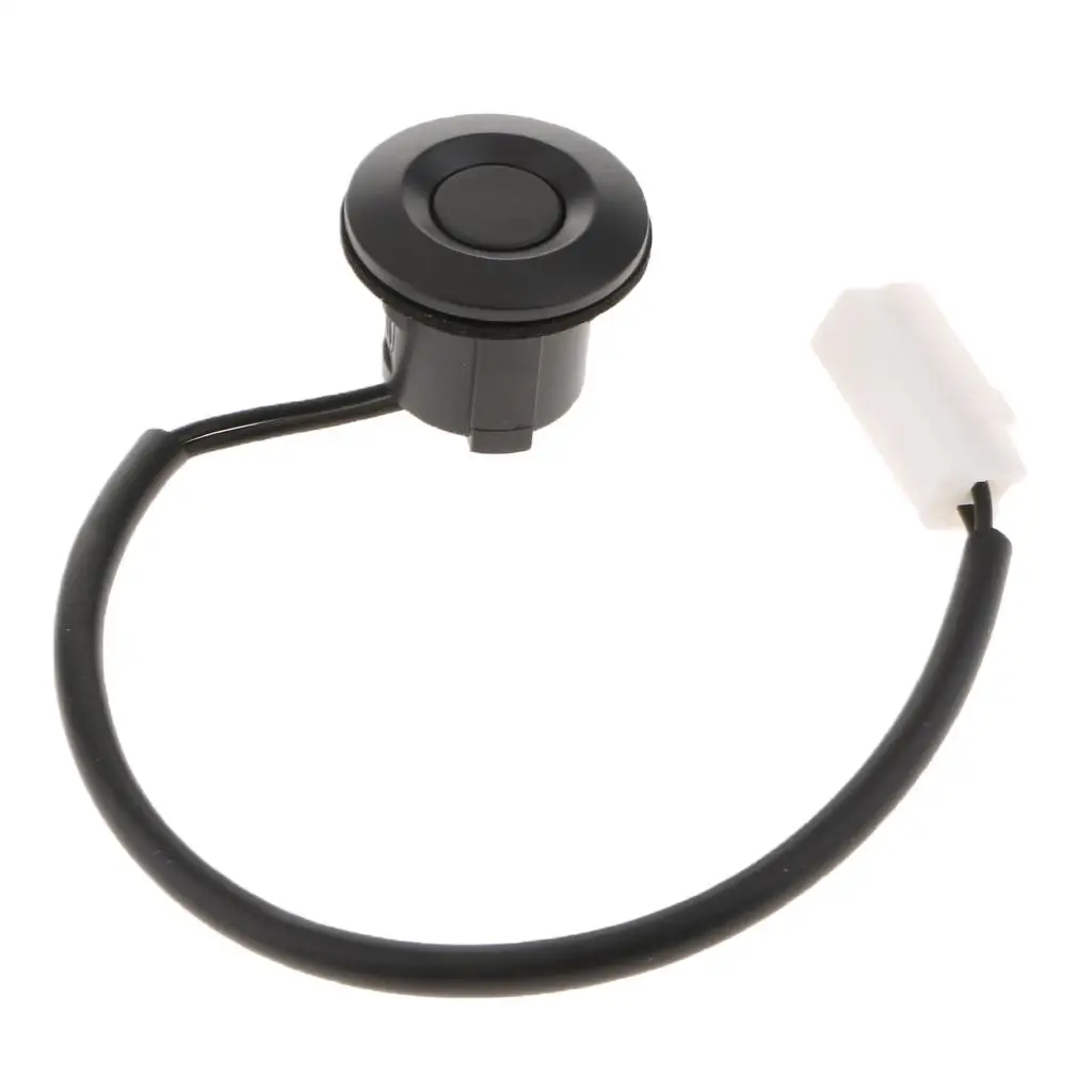 Back Door Luggage Lock Push Switch Black Plastic Direct Fit Boot Lid Control Button for Vehicle
