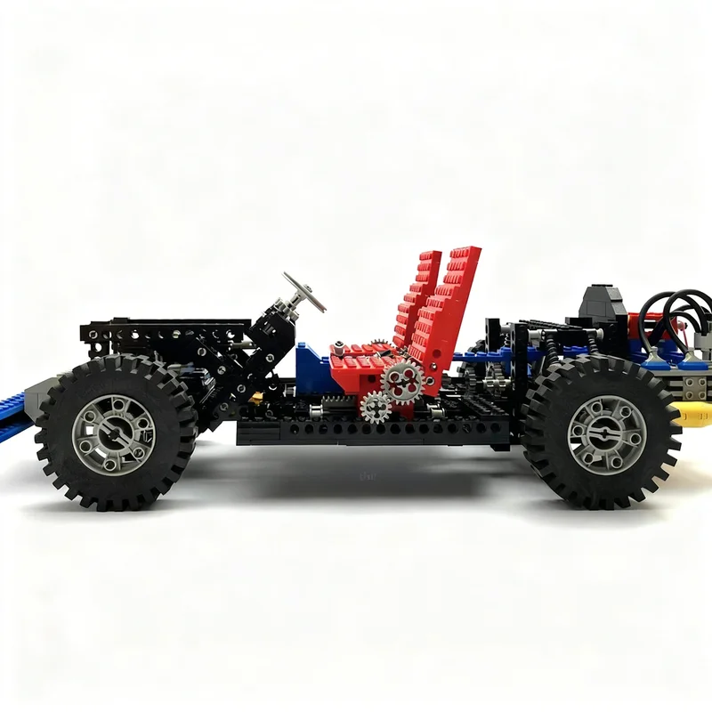 713pcs MOC Four Wheel Drive MOD Technical Model Building Blocks Christmas Gifts Construction Idea Education Creative Toys Brick