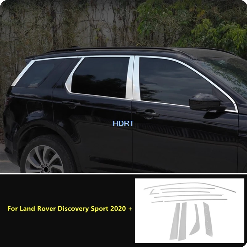 

Car Style Accessories Exterior Sticker Fit For Land Rover Discovery Sport 2020 + Door Window Side Glass Trim Center Pillar Cover