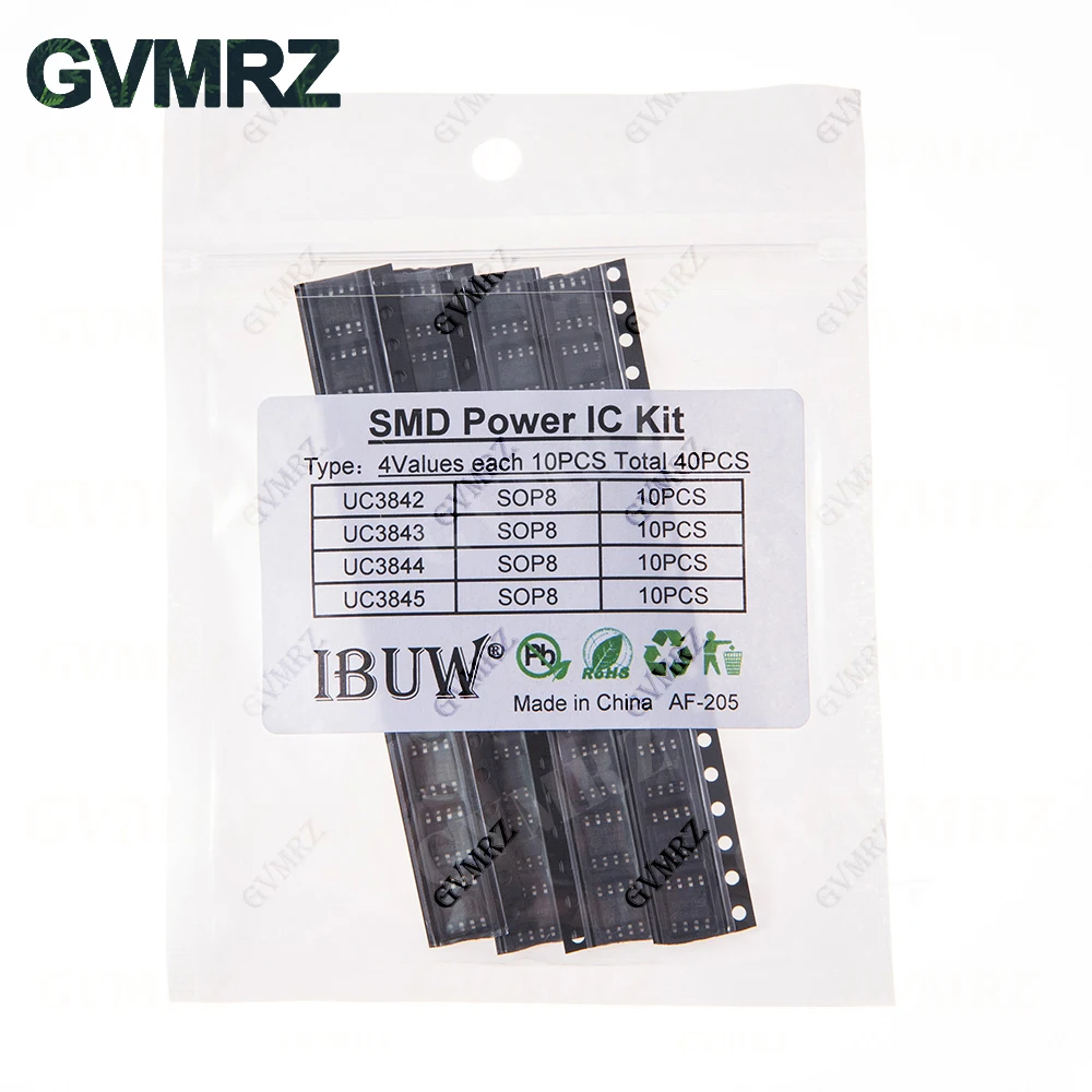 NE555 LM358 TL431 LM393 UC3842 UC3843 UC3844 UC3845 SOP-8 24C02 24C04 24C08 74HC00 SMD Power Supply IC Kit