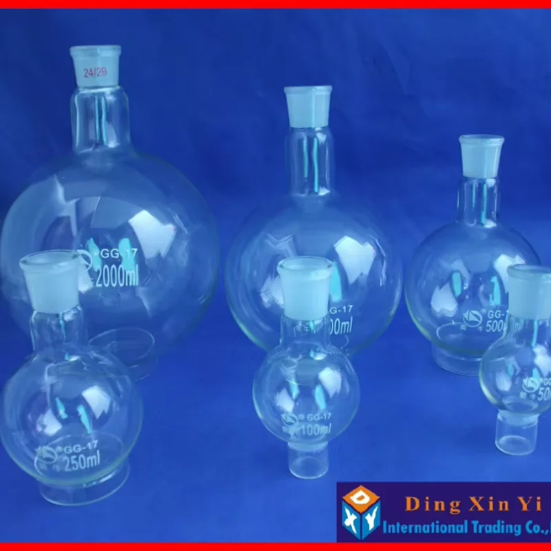 250ml 24/29 single neck round-bottom flask,Boiling Flask round bottom,short neck standard ground mouth