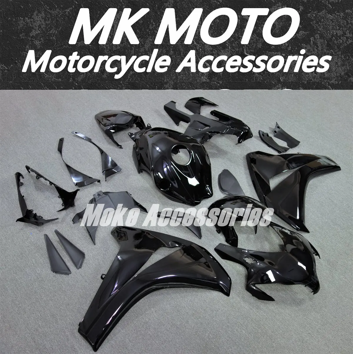 

Комплект обтекателей для CBR1000RR 2008-2011, высококачественный комплект кузовных деталей из АБС-пластика, новый, черный